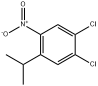 1,2-dichloro-4-(isopropyl)-5-nitrobenzene 结构式