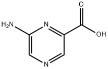 2-氨基吡嗪-6-羧酸 结构式