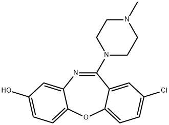 8-hydroxyloxapine 结构式