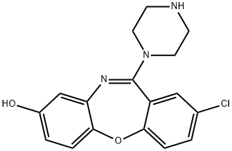 8-HYDROXY AMOXAPINE 结构式