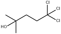 5,5,5-Trichloro-2-methyl-2-pentanol 结构式