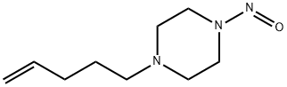 1-亚硝基-4-(戊-4-烯-1-基)哌嗪 结构式