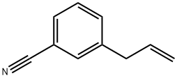 3-烯丙基苯甲腈 结构式