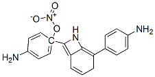 4-[(4-aminophenyl)(4-iminocyclohexa-2,5-dien-1-ylidene)methyl]aniline mononitrate 结构式