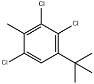 2,3,6-trichloro-4-tert-butyltoluene 结构式
