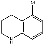 5-羟基-1,2,3,4-四氢喹啉 结构式