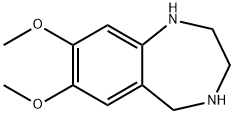 7,8-二甲氧基-2,3,4,5-四氢-1H-苯并[E][1,4]二氮杂卓 结构式