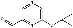 Pyrazinecarboxaldehyde, 6-(1,1-dimethylethoxy)- (9CI) 结构式