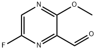 Pyrazinecarboxaldehyde, 6-fluoro-3-methoxy- (9CI) 结构式