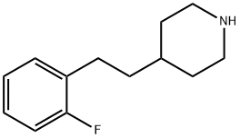 4- [2-(2-氟苯基)乙基]哌啶(SALTDATA:FREE) 结构式