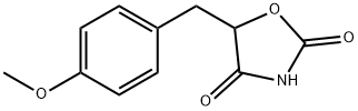 2,4-OXAZOLIDINEDIONE, 5-[(4-METHOXYPHENYL)METHYL]- 结构式