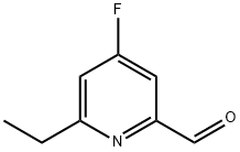 2-Pyridinecarboxaldehyde, 6-ethyl-4-fluoro- (9CI) 结构式