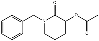 1-苄基-2-氧代哌啶-3-基乙酸酯 结构式