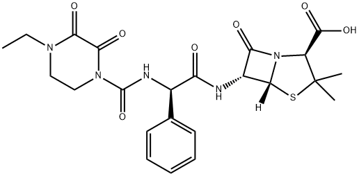 哌拉西林 结构式