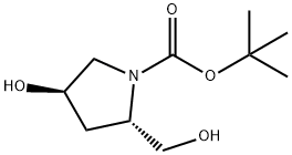 (2S,4R)-N-BOC-羟脯氨醇 结构式