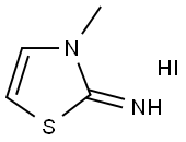 3-METHYL-1,3-THIAZOL-2(3H)-IMINE HYDROIODIDE 结构式