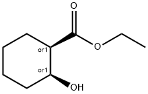 顺-2-羟基-1-环己烷羧酸乙酯 结构式