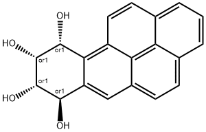 7,8,9,10-TETRAHYDROXY-7,8,9,10-TETRAHYDROBENZO(A)PYRENE 结构式