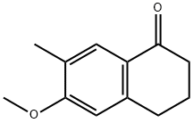 7-甲基-6-甲氧基-1-四氢萘酮 结构式