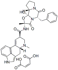 5'alpha-benzyl-12'-hydroxy-2'-methylergotaman-3',6',18-trione maleate 结构式