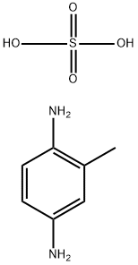 2,5-二氨基甲苯硫酸盐 结构式