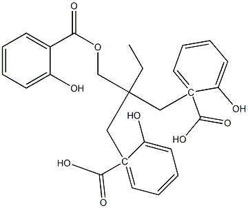 Trimethylolpropane trisalicylate 结构式
