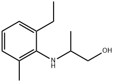 2-[(2-ETHYL-6-METHYLPHENYL)AMINO]-1-PROPANOL 结构式