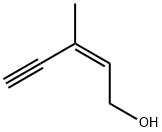 (Z)-3-甲基戊-2-烯-4-炔-1-醇 结构式