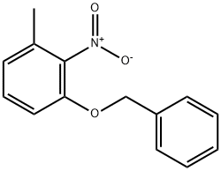 1-苄氧基-3-甲基-2-硝基苯 结构式