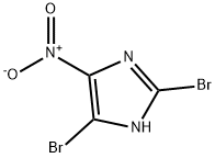 2,4-二溴-5-硝基-1H-咪唑 结构式