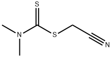 二甲基氨基二硫代羧酸氰基甲基酯 结构式