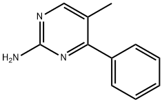 5-甲基-4-苯基嘧啶-2-胺 结构式