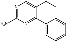 5-ETHYL-4-PHENYLPYRIMIDIN-2-AMINE 结构式