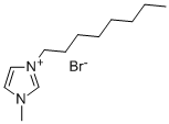 1-甲基-3-正辛基咪唑溴化物 结构式