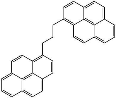 1,3-DI-(2-PYRENYL)PROPANE 结构式