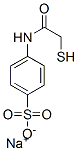 N-(Mercaptoacetyl)sulfanilic acid sodium salt 结构式