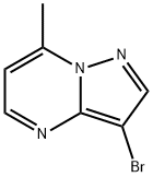 3-BROMO-7-METHYLPYRAZOLO[1,5-A]PYRIMIDINE 结构式