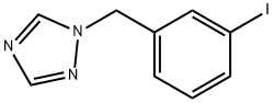 1-(3-IODOBENZYL)-1H-1,2,4-TRIAZOLE 结构式