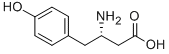 (ΒS)-Β-氨基-4-羧基苯丁酸 结构式