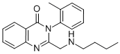 2-[(BUTYLAMINO)METHYL]-3-(2-METHYLPHENYL)-4(3H)-QUINAZOLINONE 结构式