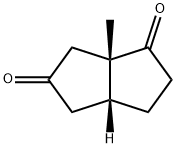 1,5-Pentalenedione,hexahydro-6a-methyl-,(3aR,6aS)-(9CI) 结构式