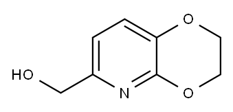 (2,3-二氢-[1,4]二氧杂芑并[2,3-B]吡啶-6-基)甲醇 结构式