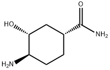 Cyclohexanecarboxamide, 4-amino-3-hydroxy-, (1R,3R,4R)- (9CI) 结构式