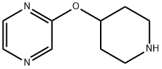 2-(PIPERIDIN-4-YLOXY)PYRAZINE, HCL 结构式