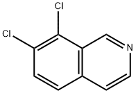 7,8-二氯异喹啉 结构式