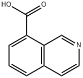 8-异喹啉甲酸 结构式