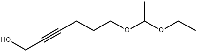 6-(1-ethoxyethoxy)hex-2-yn-1-ol 结构式