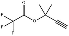 2-Methylbut-3-yn-2-yl 2,2,2-trifluoroacetate 结构式