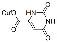 双(1,2,3,6-四氢-2,6-二氧代-4-嘧啶羧酸-ΚN3,ΚO4)铜 结构式