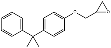 对-异丙苯基苯基缩水甘油醚 结构式
